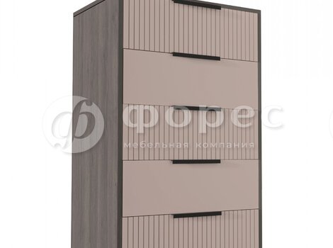 Ниагара комод 5ящ. роза-1