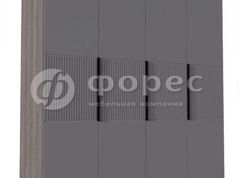 Ниагара шкаф 4ств грей-1