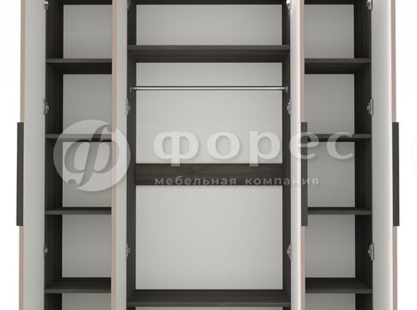 Ниагара шкаф 4ств роза-3